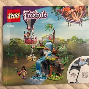 LEGO Friends Tiger Hit Air Balloon Jungle Rescue - set 41423
